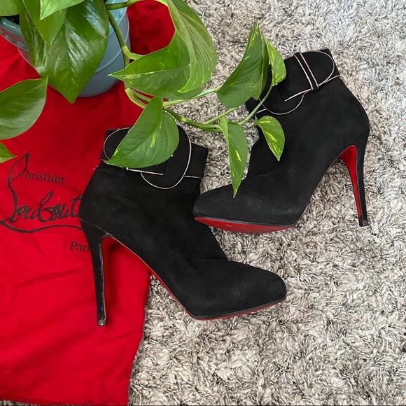 Christian Louboutin Shoes - Christian Louboutin Black Heeled Booties